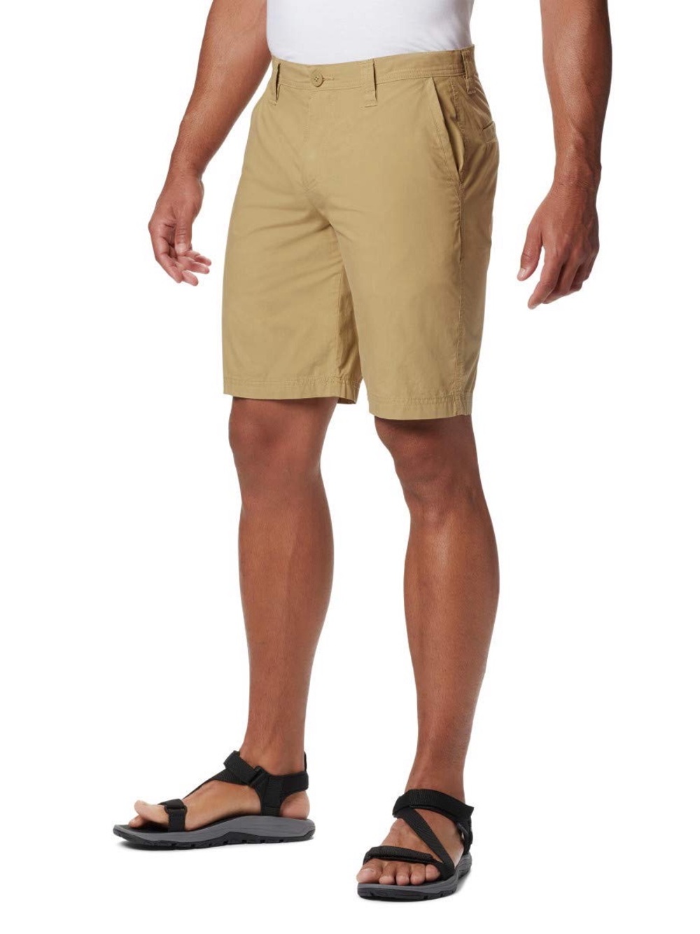 Columbia Men's Khaki Flat Front Shorts